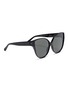 Figure View - Click To Enlarge - LINDA FARROW - Oversized acetate cat eye sunglasses