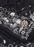 Detail View - Click To Enlarge - ALEXANDER MCQUEEN - 'Jewelled Skull' print silk-modal scarf