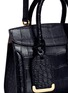  - ALEXANDER MCQUEEN - 'Heroine 21' mini croc embossed leather bag