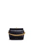 Main View - Click To Enlarge - ALEXANDER MCQUEEN - 'Box Bag 19' in croc embossed calfskin leather