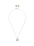 Main View - Click To Enlarge - JOHN HARDY - Diamond 18k yellow gold square earring and necklace gift set