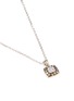 Figure View - Click To Enlarge - JOHN HARDY - Diamond 18k yellow gold square earring and necklace gift set