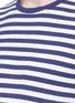 Detail View - Click To Enlarge - ORLEBAR BROWN - 'Sammy' contrast hem Breton stripe T-shirt