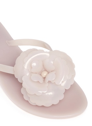 Detail View - Click To Enlarge - MELISSA - 'Harmonic Flower' PVC flip flops