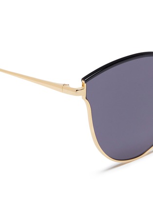 Detail View - Click To Enlarge - STEPHANE + CHRISTIAN - 'Andante' metal cat eye sunglasses