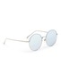 Figure View - Click To Enlarge - STEPHANE + CHRISTIAN - 'Cantabile' oversized round metal mirror sunglasses