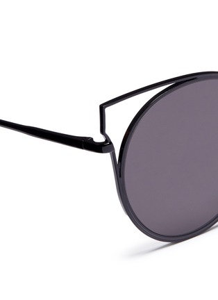Detail View - Click To Enlarge - STEPHANE + CHRISTIAN - 'Milkyway' metal cat eye sunglasses