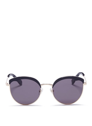 Main View - Click To Enlarge - STEPHANE + CHRISTIAN - 'Cotton Candy' round cat eye sunglasses