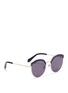 Figure View - Click To Enlarge - STEPHANE + CHRISTIAN - 'Cotton Candy' round cat eye sunglasses