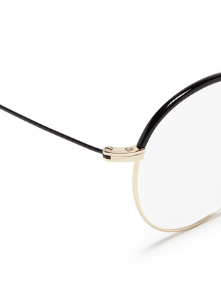 Detail View - Click To Enlarge - STEPHANE + CHRISTIAN - 'Milli' round acetate optical glasses
