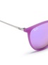 Detail View - Click To Enlarge - RAY-BAN - 'Izzy' rubberised frame metal temple junior mirror sunglasses