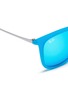 Detail View - Click To Enlarge - RAY-BAN - 'RJ9063' rubberised frame metal temple junior mirror sunglasses