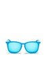 Main View - Click To Enlarge - RAY-BAN - 'RJ9063' rubberised frame metal temple junior mirror sunglasses