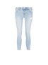 Main View - Click To Enlarge - J BRAND - Distressed low rise cropped skinny jeans