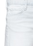 Detail View - Click To Enlarge - J BRAND - Frayed hem stripe denim shorts