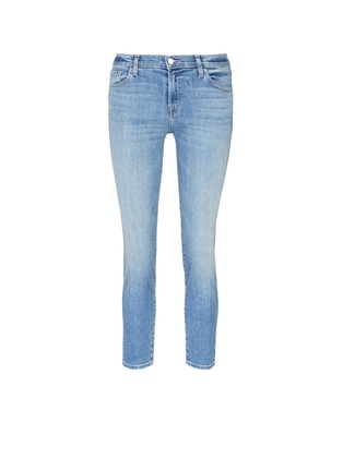 Main View - Click To Enlarge - J BRAND - 'Sadey Slim Straight' mid rise cropped jeans