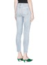 Back View - Click To Enlarge - J BRAND - 'Zion' button side mid rise cropped skinny jeans
