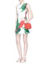 Figure View - Click To Enlarge - ALICE & OLIVIA - 'Malin' bird and palm tree print sleeveless dress