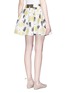 Back View - Click To Enlarge - ALICE & OLIVIA - 'Fizer' pineapple jacquard pleated skirt