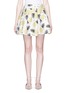 Main View - Click To Enlarge - ALICE & OLIVIA - 'Fizer' pineapple jacquard pleated skirt