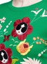 Detail View - Click To Enlarge - ALICE & OLIVIA - 'Connie Garden' Stace Face floral embroidered sweater