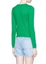 Back View - Click To Enlarge - ALICE & OLIVIA - 'Connie Garden' Stace Face floral embroidered sweater