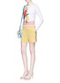 Figure View - Click To Enlarge - ALICE & OLIVIA - 'Connie' bird and plant intarsia sweater