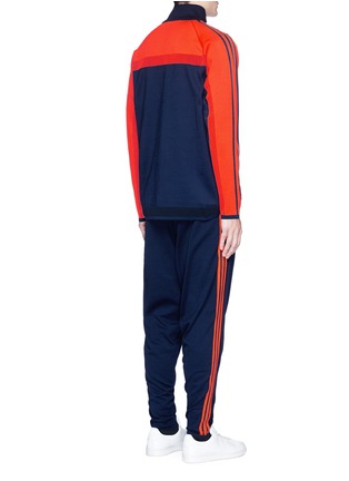 Back View - Click To Enlarge - ADIDAS - 3-Stripe Tech knit tracksuit
