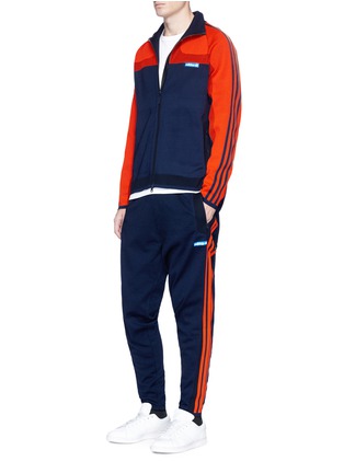Figure View - Click To Enlarge - ADIDAS - 3-Stripe Tech knit tracksuit
