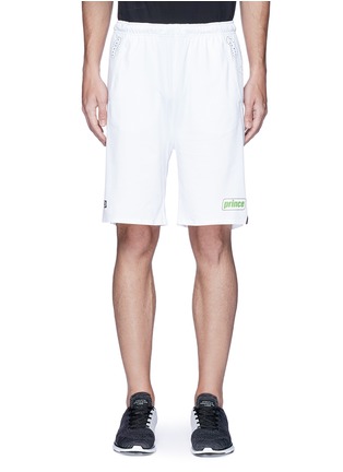 Main View - Click To Enlarge - DYNE - x PRINCE lasercut perforated panel performance shorts