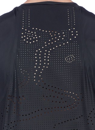 Detail View - Click To Enlarge - DYNE - x PRINCE lasercut perforated panel performance tank top