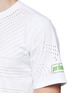 Detail View - Click To Enlarge - DYNE - x PRINCE lasercut perforated performance T-shirt