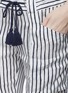 Detail View - Click To Enlarge - TORY BURCH - Patch pocket wide leg linen pants