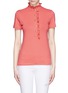 Main View - Click To Enlarge - TORY BURCH - 'Lidia' ruffle polo shirt