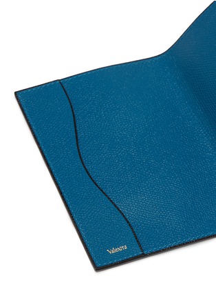 Detail View - Click To Enlarge - VALEXTRA - Leather passport holder – Cobalt Blue