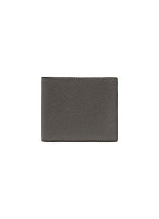 Main View - Click To Enlarge - VALEXTRA - Leather bifold wallet – Smokey London Grey