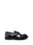 Main View - Click To Enlarge - ALEXANDER MCQUEEN - Harness leather loafers