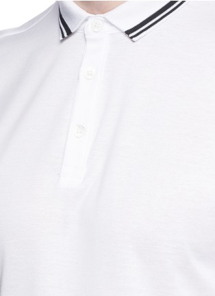 Detail View - Click To Enlarge - DANWARD - Cotton jersey polo shirt