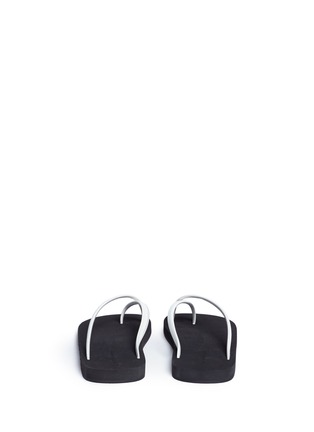 Back View - Click To Enlarge - DANWARD - Cross toe strap flip flops