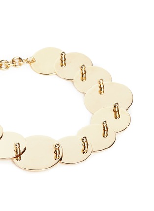 Detail View - Click To Enlarge - EDDIE BORGO - 'Pinned Paillette' overlapping disc bracelet