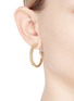 Figure View - Click To Enlarge - EDDIE BORGO - 'Orissa' beaded hoop earrings