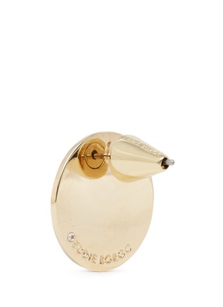 Detail View - Click To Enlarge - EDDIE BORGO - 'Pinned Paillette' bead disc stud earrings