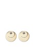 Main View - Click To Enlarge - EDDIE BORGO - 'Pinned Paillette' bead disc stud earrings