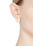 Figure View - Click To Enlarge - EDDIE BORGO - 'Pinned Paillette' bead disc stud earrings