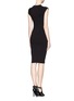 Back View - Click To Enlarge - REED KRAKOFF - Patterned front knitted dress