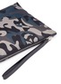  - ALEXANDER MCQUEEN - Camouflage and skull print medium nylon pouch