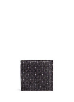 Detail View - Click To Enlarge - ALEXANDER MCQUEEN - Mini skull print leather bifold wallet