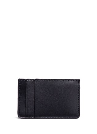 Figure View - Click To Enlarge - ALEXANDER MCQUEEN - Leather card holder