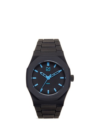 Main View - Click To Enlarge - D1 MILANO - 'NE 02' glow in the dark polycarbonate watch