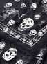 Detail View - Click To Enlarge - ALEXANDER MCQUEEN - 'Romantic Weeds Skull' wool-silk scarf